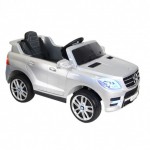 Детский электромобиль Mercedes-Benz ML350 серебристый глянец - магазин СпортДоставка. Спортивные товары интернет магазин в Йошкар-Ола 