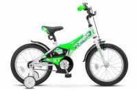 Детский велосипед Stels Jet 16" Z010 зеленый белый  2022 - магазин СпортДоставка. Спортивные товары интернет магазин в Йошкар-Ола 