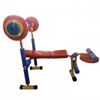 Силовой тренажер детский скамья для жима DFC VT-2400 для детей дошкольного возраста s-dostavka - магазин СпортДоставка. Спортивные товары интернет магазин в Йошкар-Ола 
