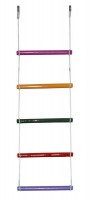 Детская веревочная лестница для ДСК 5 перекладин цвет радуга ЛВ5-3А - магазин СпортДоставка. Спортивные товары интернет магазин в Йошкар-Ола 