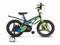 Детский велосипед Stels Galaxy Pro 16" V010 зеленый 2022 - магазин СпортДоставка. Спортивные товары интернет магазин в Йошкар-Ола 