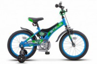 Детский велосипед Stels Jet 16" Z010 синий черный  2022 - магазин СпортДоставка. Спортивные товары интернет магазин в Йошкар-Ола 