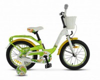 Детский велосипед Stels Pilot-190 16" V030 Зелёный жёлтый белый 2022 - магазин СпортДоставка. Спортивные товары интернет магазин в Йошкар-Ола 